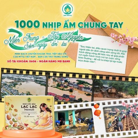 1000 NHỊP ẤM CHUNG TAY - MIỀN TRUNG - TÂY NGUYÊN SỚM NGÀY 