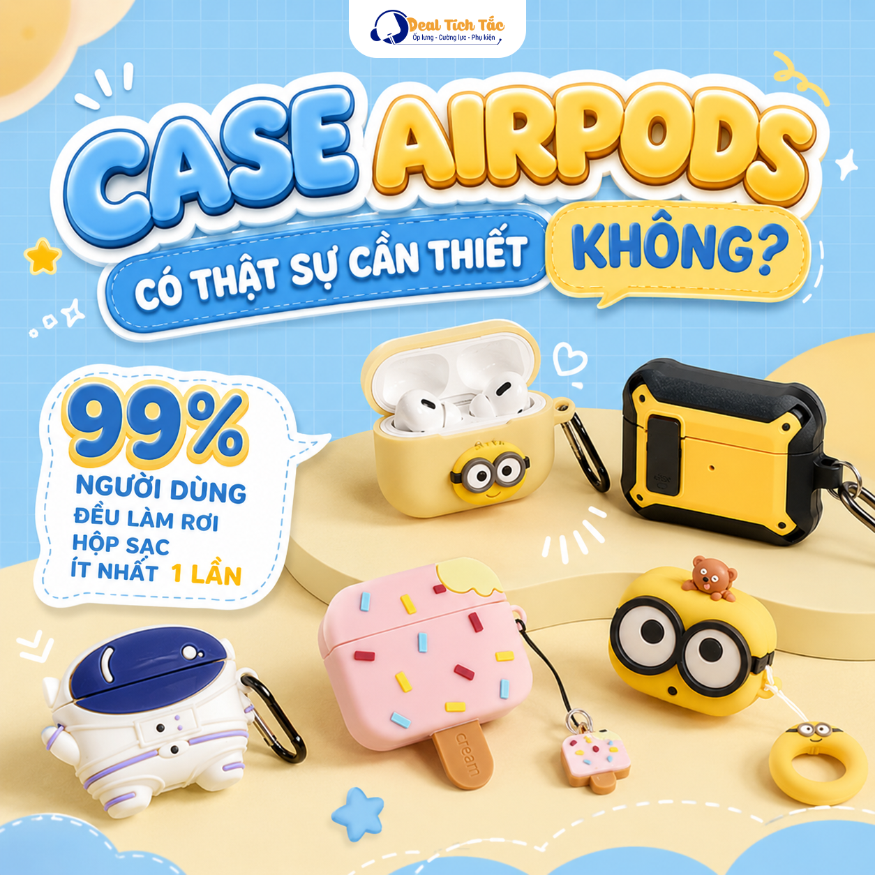 CASE AIRPODS CÓ THẬT SỰ CẦN THIẾT KHÔNG? 99% NGƯỜI DÙNG ĐỀU LÀM RƠI HỘP SẠC ÍT NHẤT 1 LẦN