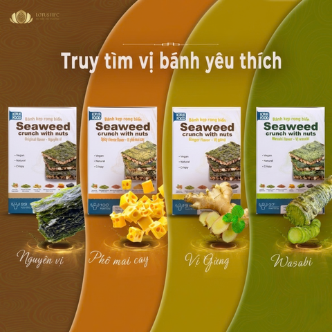 TOP 4 VỊ BÁNH KẸP RONG BIỂN BẠN KHÔNG NÊN BỎ QUA TRONG MÙA TẾT 2026