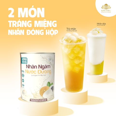 CÔNG THỨC ĐỒ UỐNG TRÁNG MIỆNG TỪ NHÃN ĐÓNG HỘP LOTUS HFC - DỄ LÀM, DỄ BÁN, HỢP XU HƯỚNG