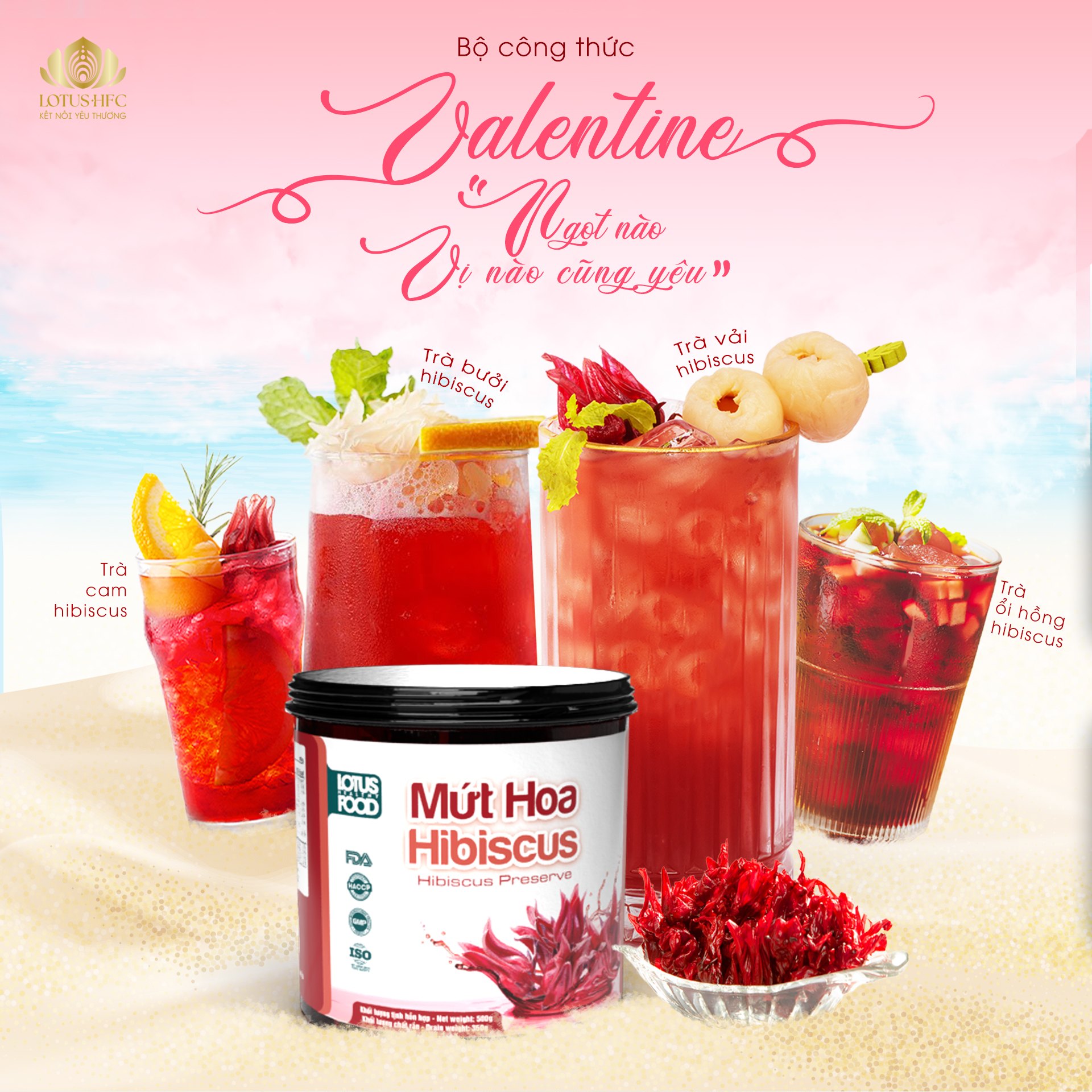 CẬP NHẬT CÔNG THỨC PHA CHẾ ĐỒ UỐNG NHÂN DỊP NGÀY LỄ TÌNH NHÂN