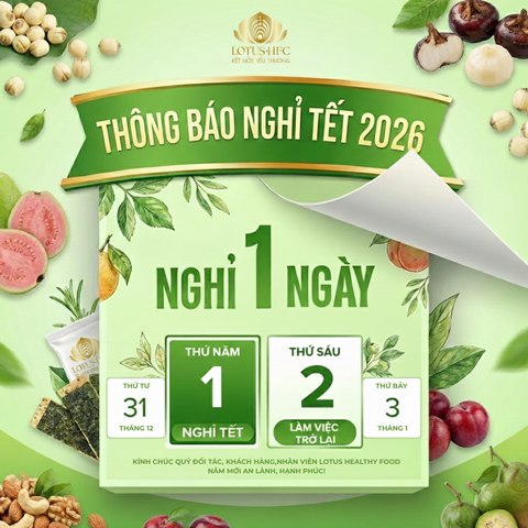 THÔNG BÁO LỊCH NGHỈ TẾT DƯƠNG LỊCH 2026
