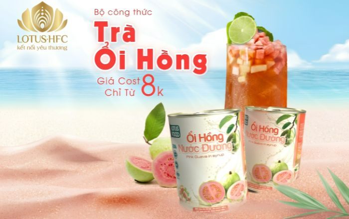 BÍ QUYẾT PHA TRÀ ỔI HỒNG CHUẨN VỊ THU HÚT KHÁCH HÀNG