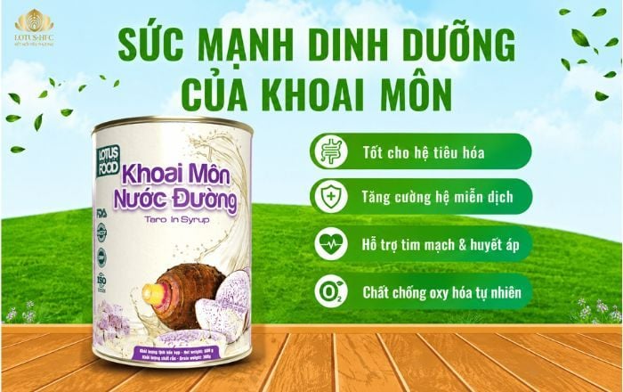 CÔNG DỤNG CỦA KHOAI MÔN ĐỐI VỚI SỨC KHỎE VÀ ỨNG DỤNG TRONG PHA CHẾ
