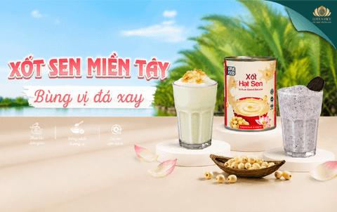 CÁCH LÀM ĐỒ UỐNG TỪ XỐT SEN LẠ MIỆNG