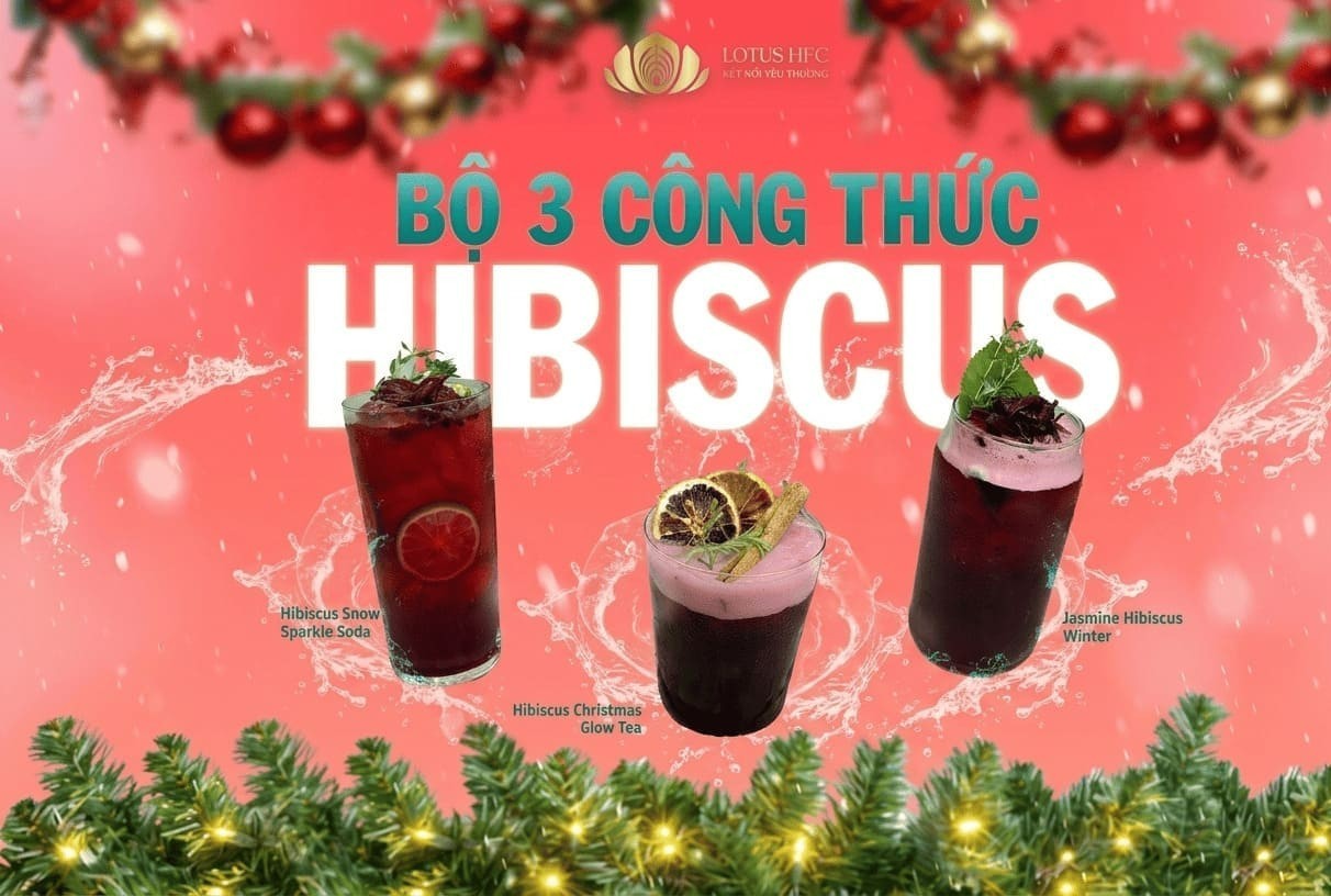 CÔNG THỨC MENU ĐỒ UỐNG NOEL SẮC ĐỎ RỰC RỠ