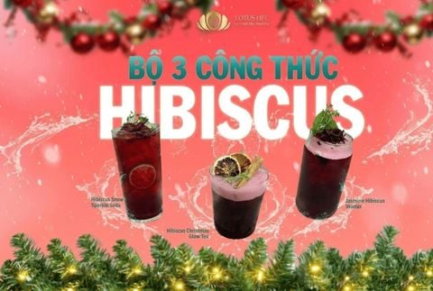 CÔNG THỨC MENU ĐỒ UỐNG NOEL SẮC ĐỎ RỰC RỠ
