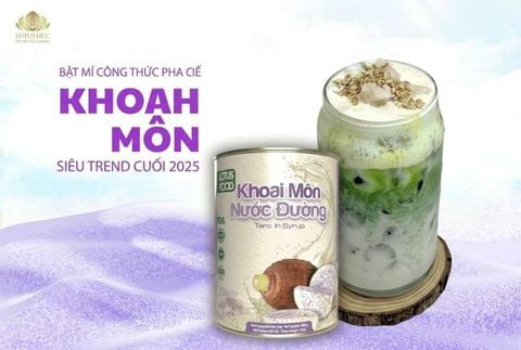 NÂNG CẤP MENU VỚI TOPPING KHOAI MÔN TỪ NÔNG SẢN TỰ NHIÊN