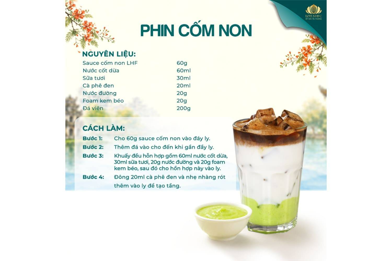 Công thức phin cốm