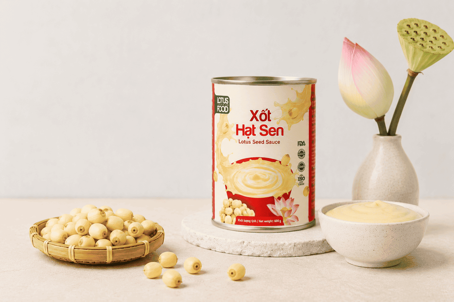 xốt sen công thức