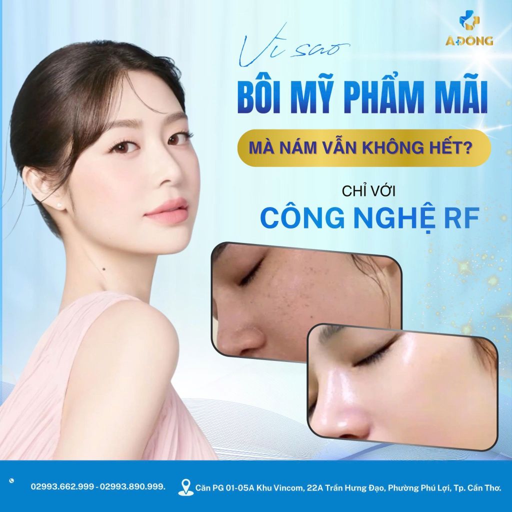 VÌ SAO BÔI MỸ PHẨM MÃI MÀ NÁM VẪN KHÔNG HẾT?
