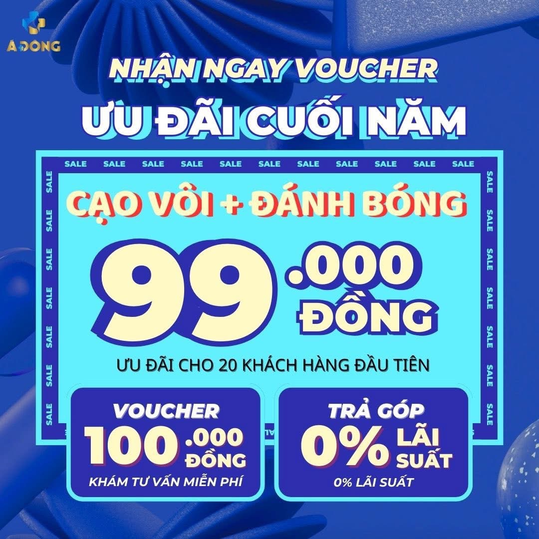 Nha Khoa Á Đông tung loạt ưu đãi hấp dẫn – số lượng có hạn 🔥