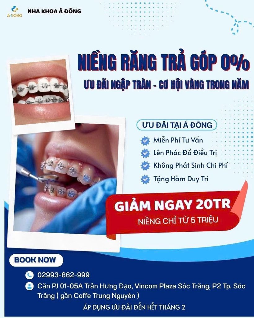 🎊 NIỀNG RĂNG THẨM MỸ – ƯU ĐÃI GIẢM ĐẾN 20 TRIỆU 🎊