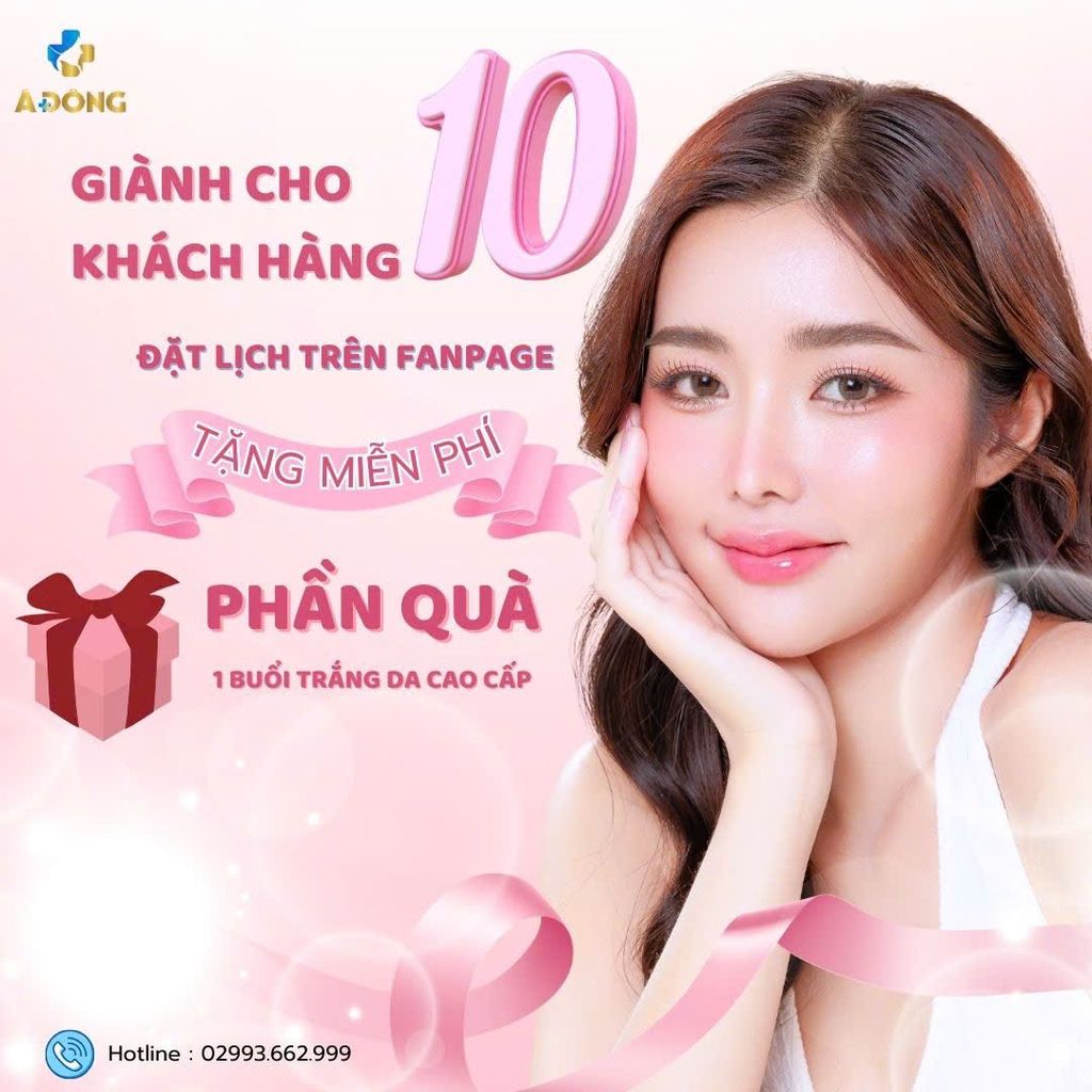🎉 TẶNG MIỄN PHÍ 10 SUẤT TRẮNG SÁNG DA CHO 10 KHÁCH HÀNG 🎉