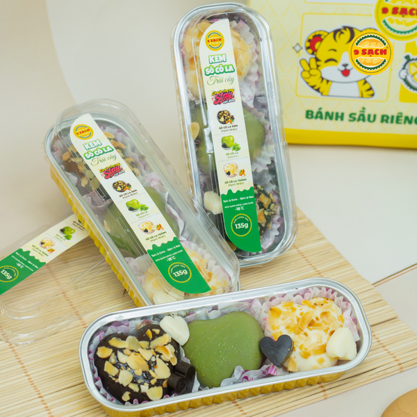 9 SACH FRUIT CHOCOLATE ICE CREAM – A UNIQUE BLEND OF RI6 DURIAN AND PREMIUM CHOCOLATE