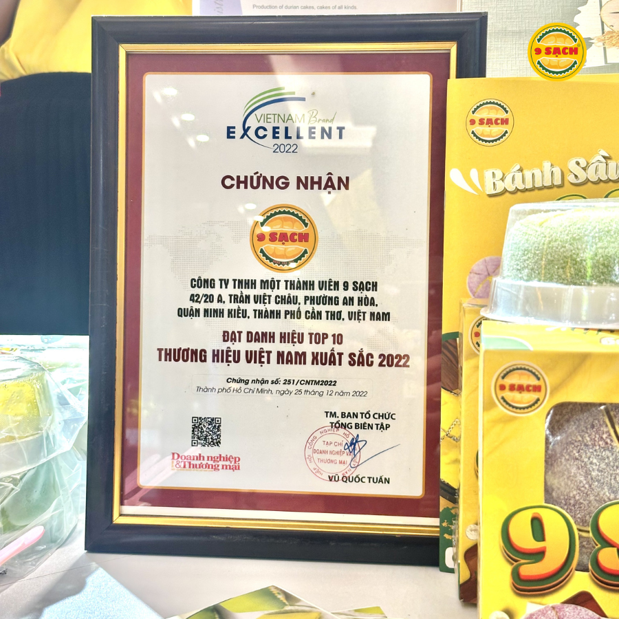 9 SACH ACHIEVES VIETNAM EXCELLENT BRAND 2022 CERTIFICATION