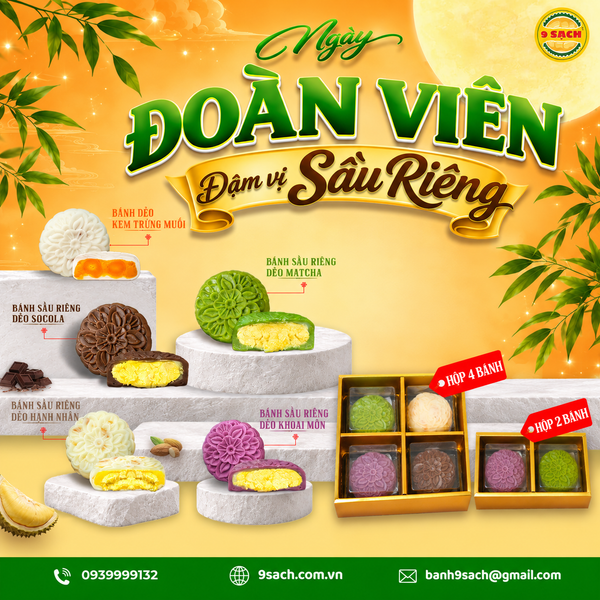 BÁNH SẦU RIÊNG DẺO 9 SẠCH CHÍNH THỨC TRỞ LẠI MÙA TRUNG THU 2026