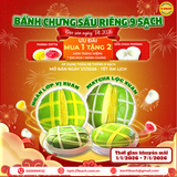 ĐẶC SẢN MÙA TẾT: BÁNH CHƯNG SẦU RIÊNG 9 SẠCH CÓ GÌ ĐẶC BIỆT?