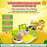 ĐẶC SẢN CẦN THƠ GÂY SỐT TẠI HÀ NỘI! BÁNH SẦU RIÊNG 9 SẠCH CHÍNH THỨC CÓ MẶT TẠI HỘI CHỢ MÙA THU 2025!