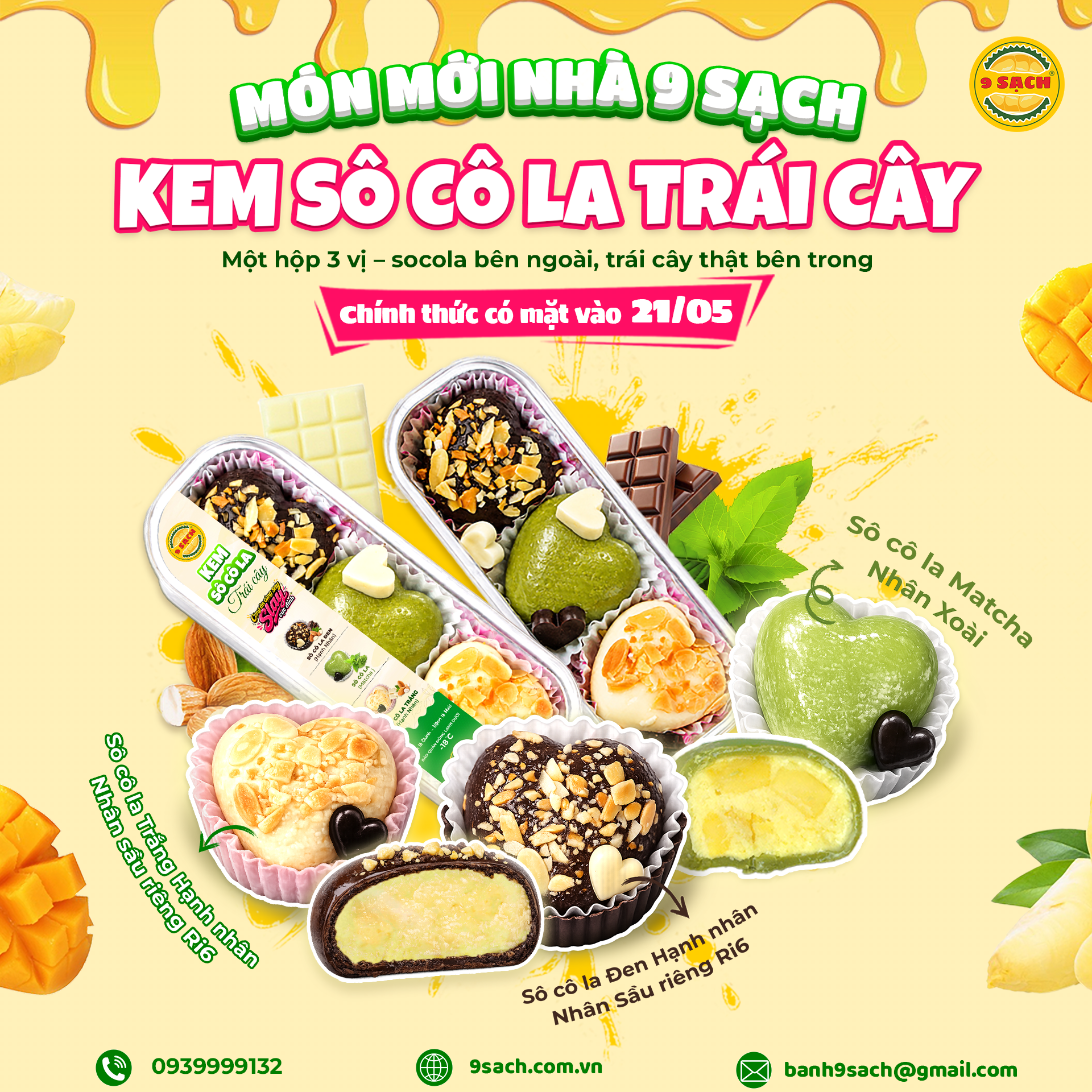 KEM SOCOLA TRÁI CÂY 9 SẠCH – MÓN ĂN VẶT MỚI HỨA HẸN “GÂY SỐT” MÙA HÈ 2026