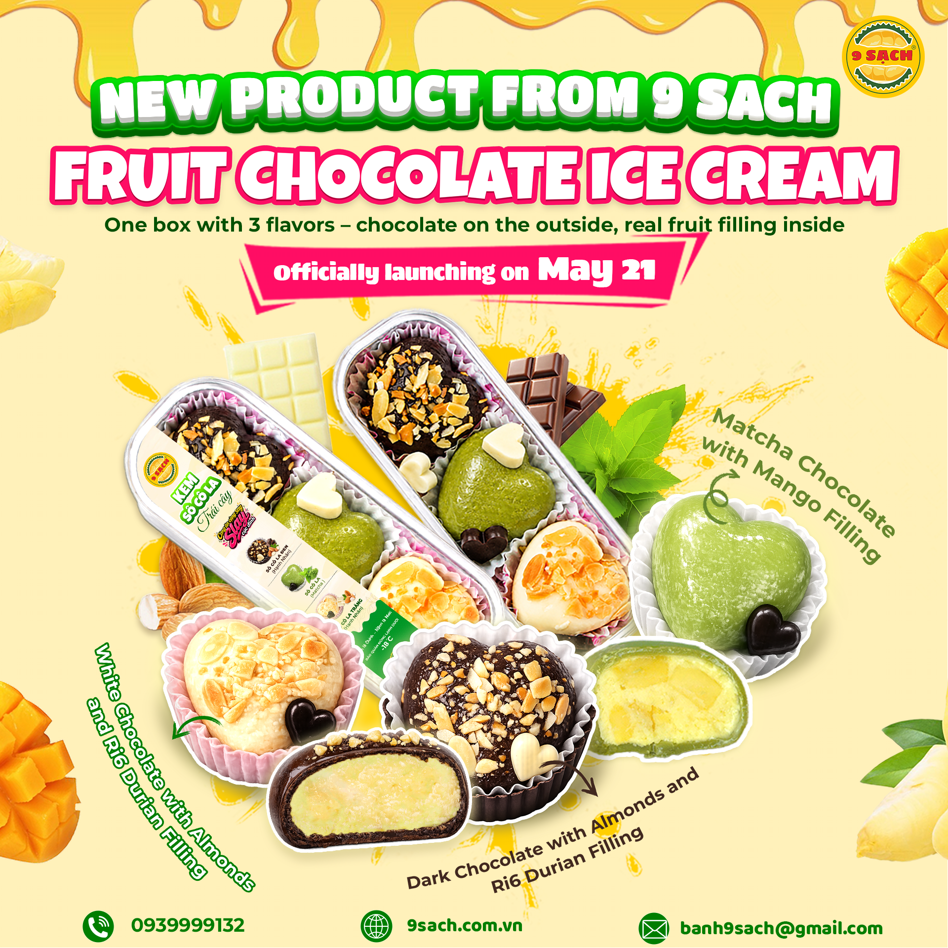 9 SACH FRUIT CHOCOLATE ICE CREAM – THE NEW SNACK SET TO “TAKE OVER” SUMMER 2026
