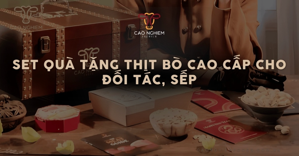 Set quà tặng thịt bò cao cấp cho đối tác