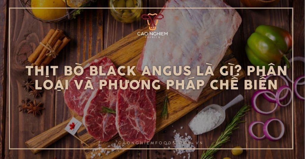 Thịt bò Black Angus là gì? Phân loại và phương pháp chế biến