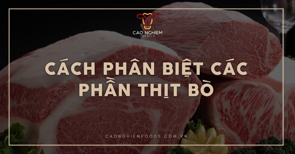 Cách phân biệt các phần thịt bò và nhận biết chính xác