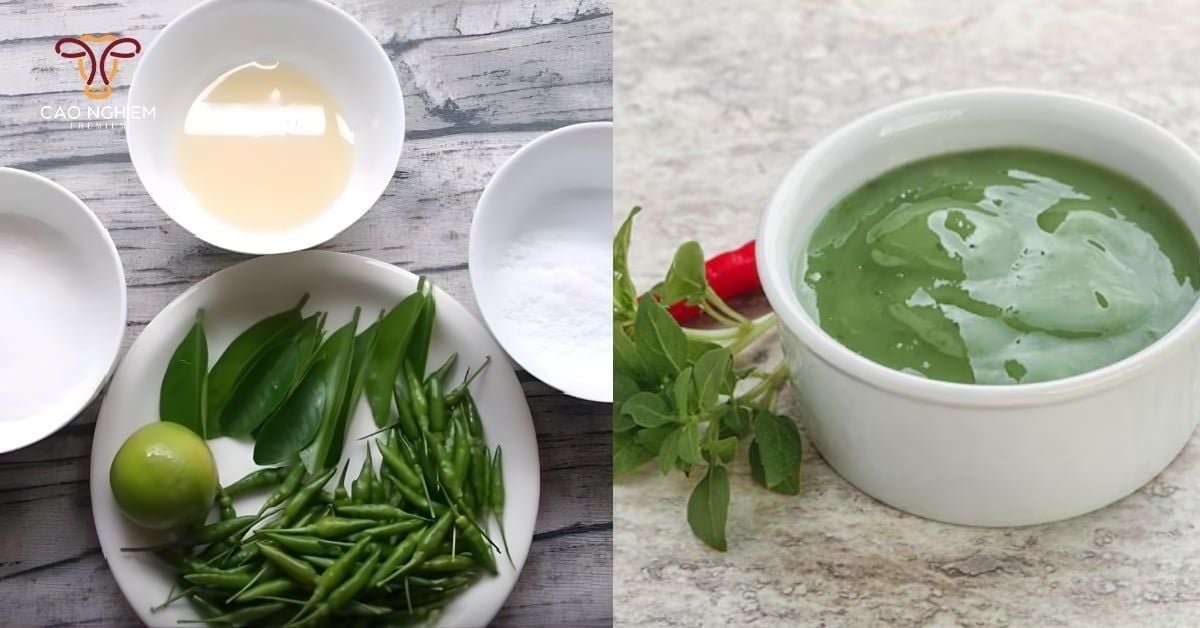 Cách làm muối chấm tôm hấp thần thánh