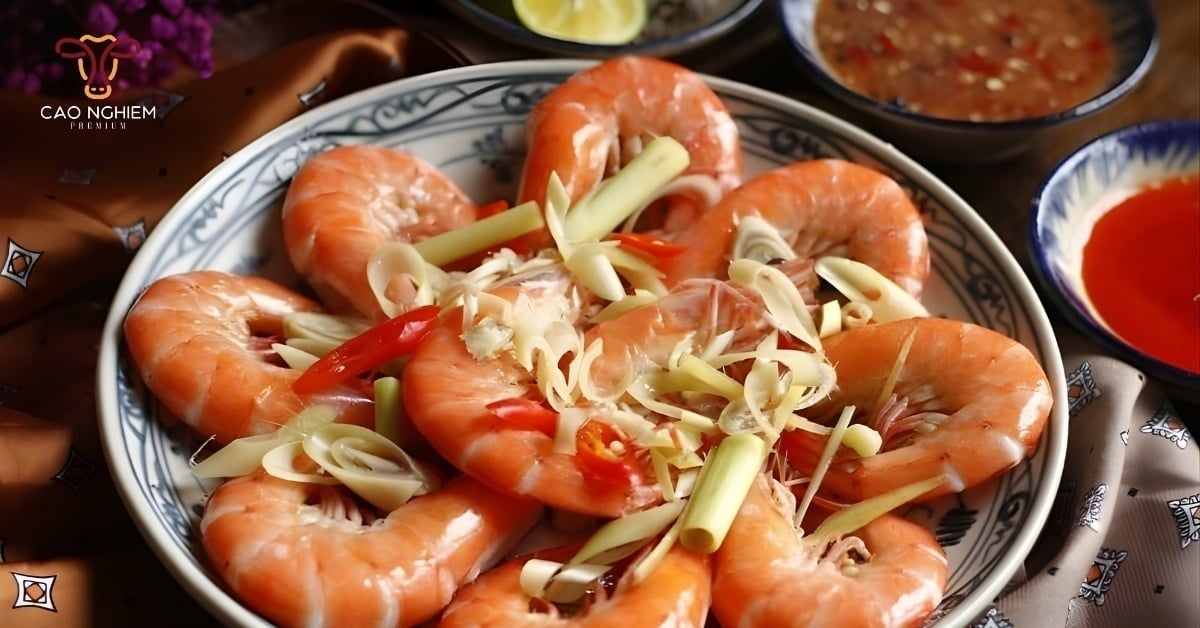 Cách hấp tôm sả