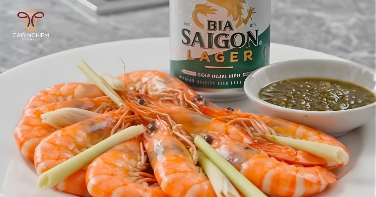 Cách làm tôm hấp bia