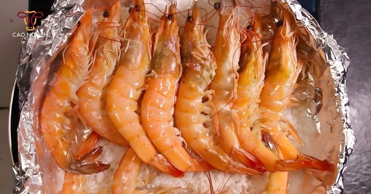 Cách làm tôm hấp muối