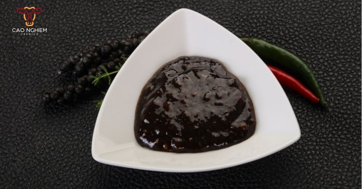 Nguyên liệu làm sốt tiêu đen kiểu Âu chuẩn vị