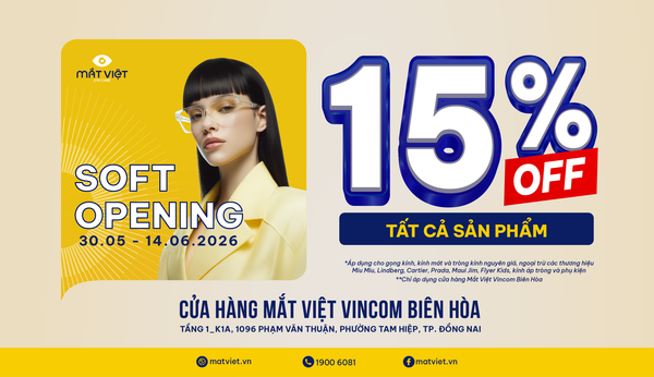 Khai trương cửa hàng Mắt Việt Vincom Biên Hoà