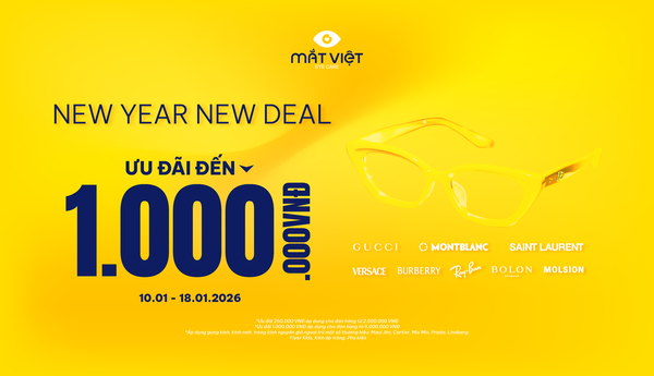 New Year New Deal - Khuyến mãi đầu năm lên đến 1 triệu đồng