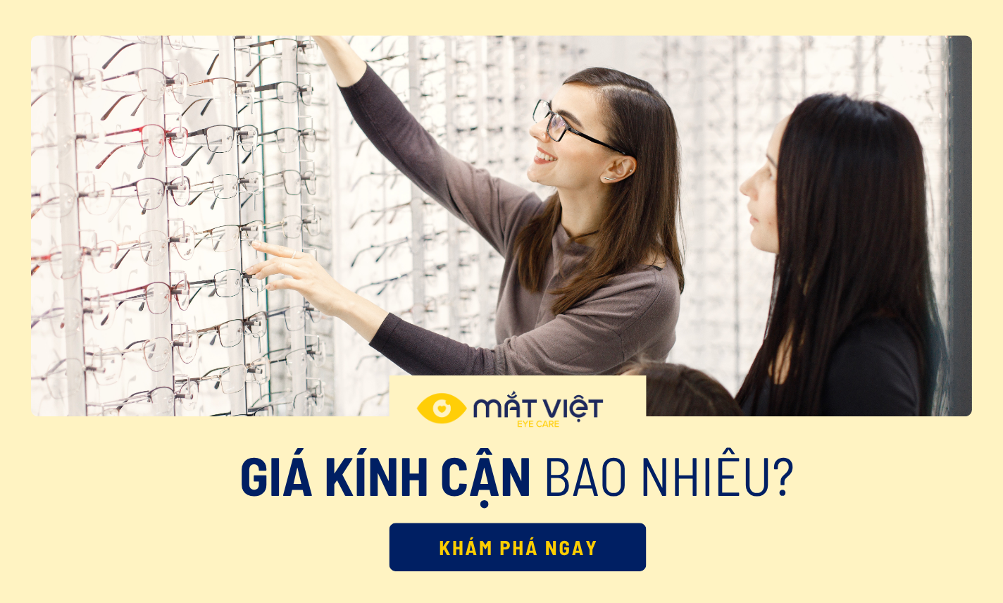 Giá kính cận bao nhiêu? Chi phí tròng – gọng – đo mắt 2025