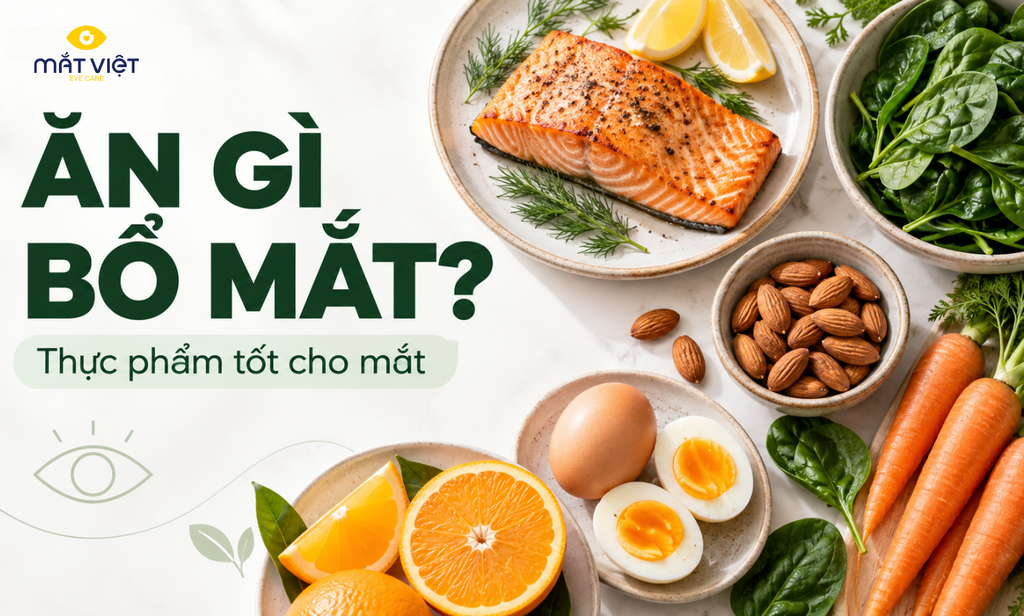 Ăn gì bổ mắt? Những thực phẩm tốt cho mắt nên bổ sung