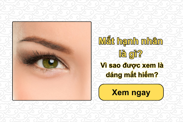 Mắt hạnh nhân là gì? Vì sao được xem là dáng mắt hiếm?