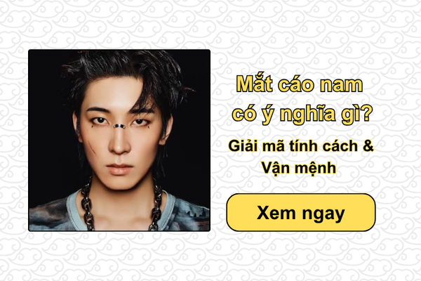 Mắt cáo nam có ý nghĩa gì? Giải mã tính cách & Vận mệnh