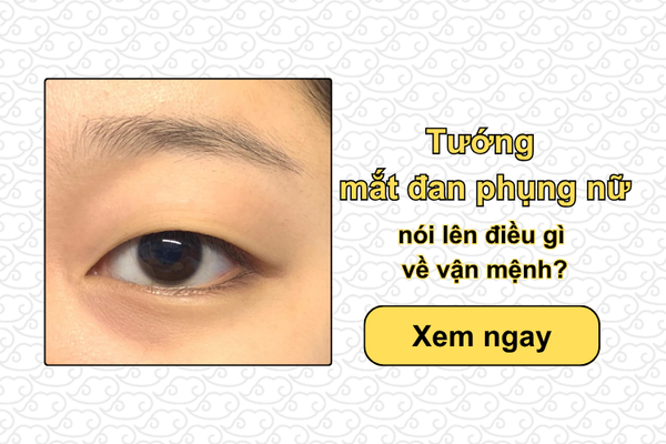 Tướng mắt đan phụng nữ nói lên điều gì về vận mệnh?