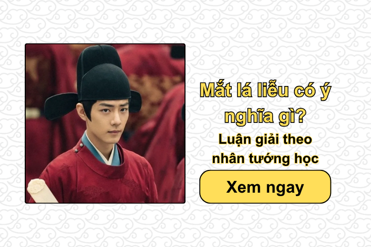 Mắt lá liễu có ý nghĩa gì? Luận giải theo nhân tướng học