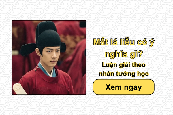 Mắt lá liễu có ý nghĩa gì? Luận giải theo nhân tướng học