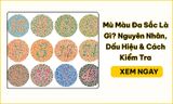 Mù Màu Đa Sắc Là Gì? Nguyên Nhân, Dấu Hiệu & Cách Kiểm Tra