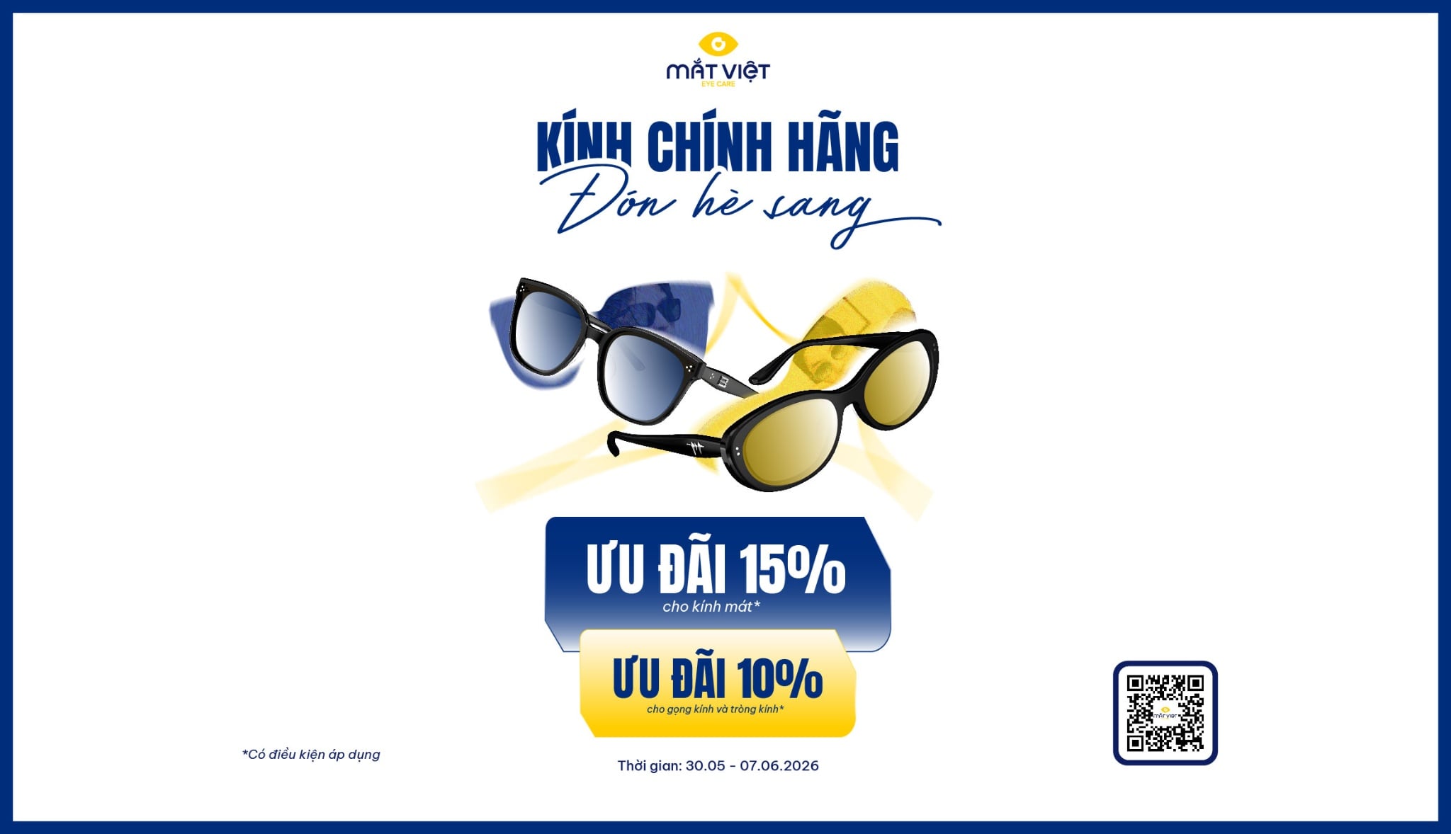 Ưu đãi hè rực rỡ tại Mắt Việt lên đến 15%
