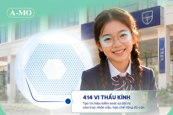 Tròng kính AMO Sora - Kiểm soát cận thị bảo vệ thị lực của bé