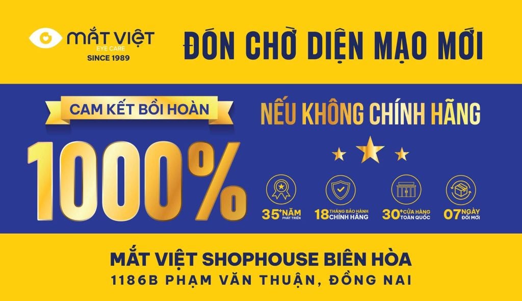 Đón chào Mắt Việt Shophouse Biên Hoà trở lại với diện mạo mới