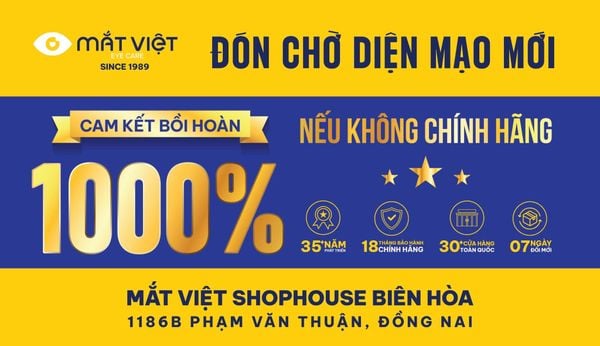 Đón chào Mắt Việt Shophouse Biên Hoà trở lại với diện mạo mới