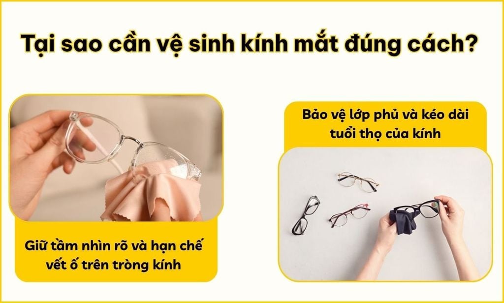 Các bước vệ sinh kính đúng cách tại nhà