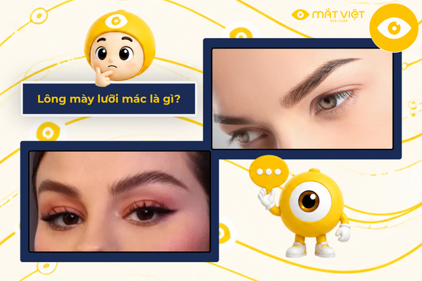 Lông mày lưỡi mác là gì?