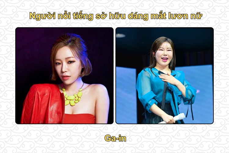 Người nổi tiếng sở hữu dáng mắt lươn nữ 3